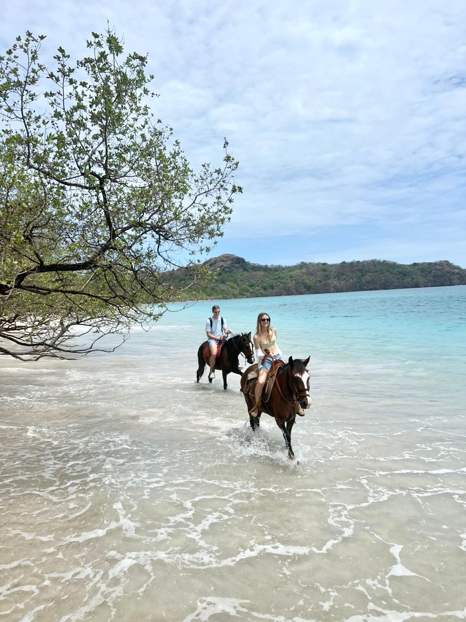 Ride on and along the beach